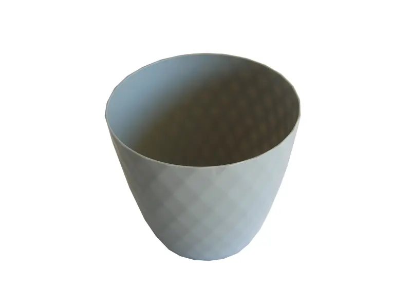 Doniczka tworzywo sztuczne szary Don-Plast 16 cm x 16 x 15 cm