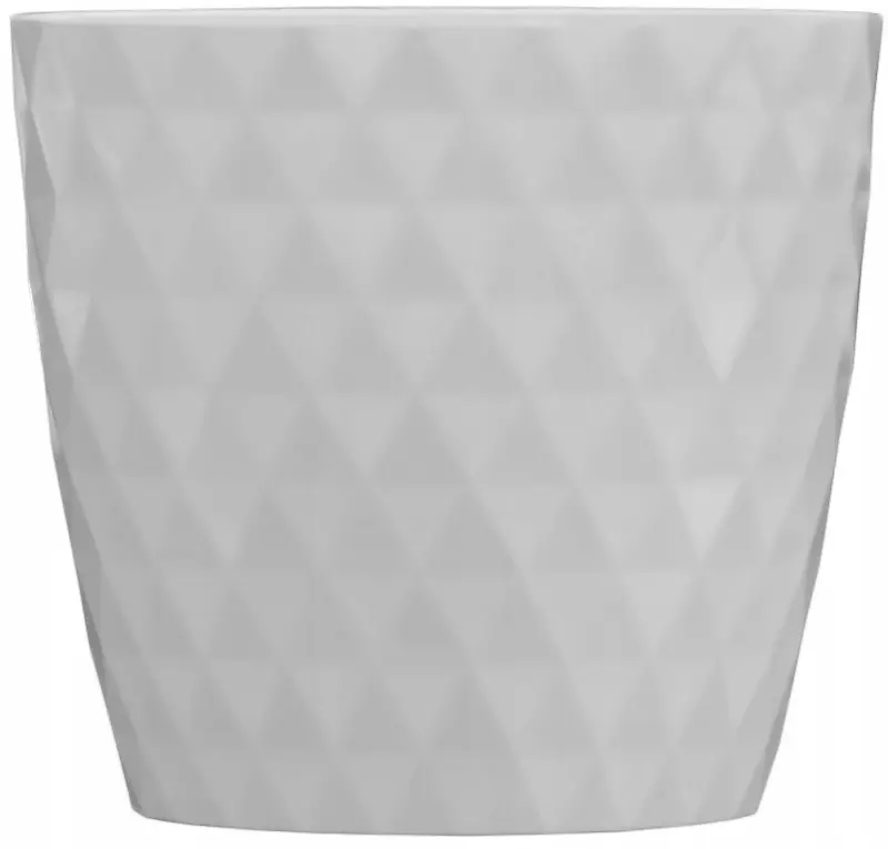 Doniczka tworzywo sztuczne szary Don-Plast 16 cm x 16 x 15 cm