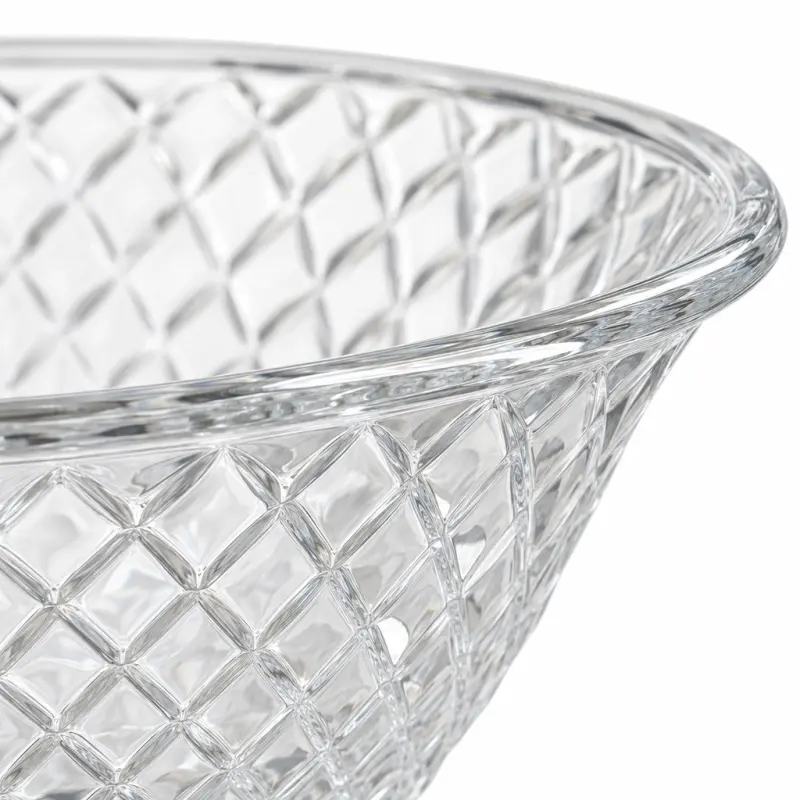 Komplet szklanych salaterek 7 szt. 1500 ml i 6 × 250 ml w romby