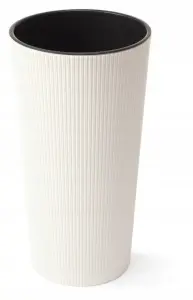 Donica Lamela Lilia Jumper ECO Recycled kremowa 30 cm z wkładem