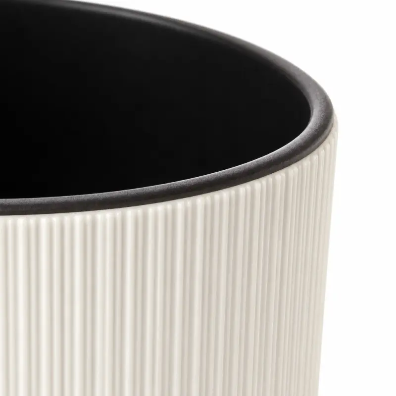 Donica Lamela Lilia Jumper ECO Recycled kremowa 30 cm z wkładem