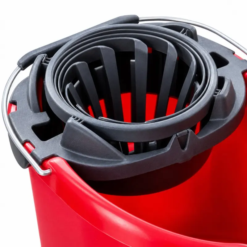 Wiadro z wyciskaczem Vileda SuperMocio Torsion Power czerwone
