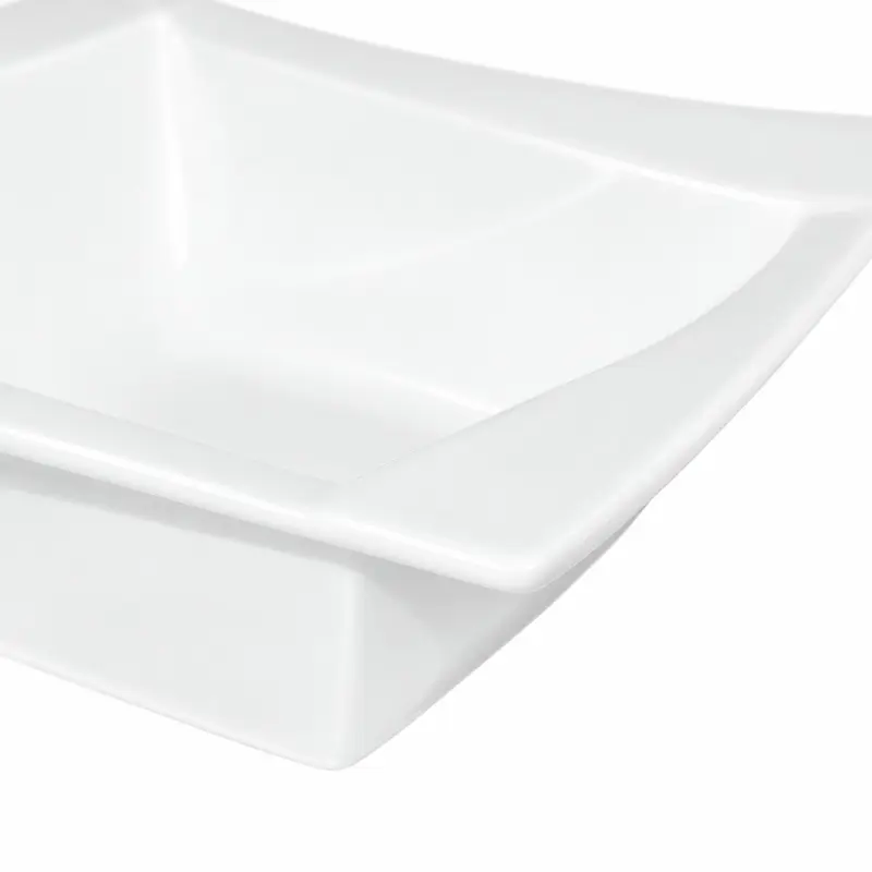 Salaterka porcelanowa Festa Italia Viva biała kwadratowa 17 cm