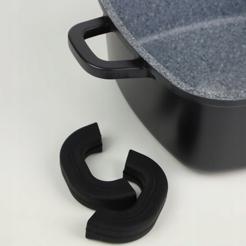 Garnek kwadratowy Karl Hausmann 4,4 l 24 cm non-stick z pokrywą