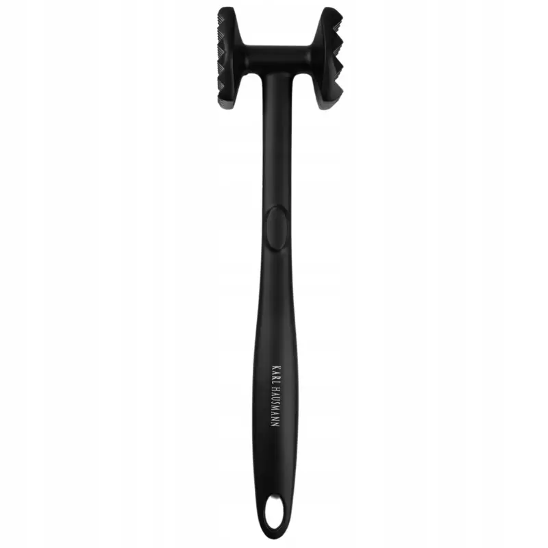 Tłuczek do mięsa Karl Hausmann GLOSSY 23 cm czarny dwustronny