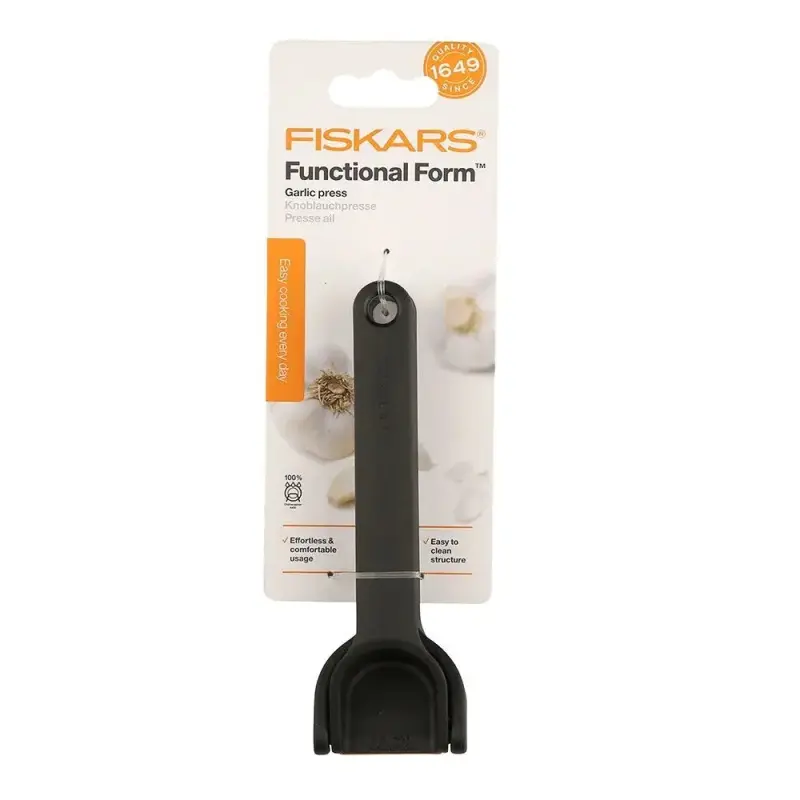 Praska do czosnku Fiskars Functional Form 1028361 czarna 24 cm