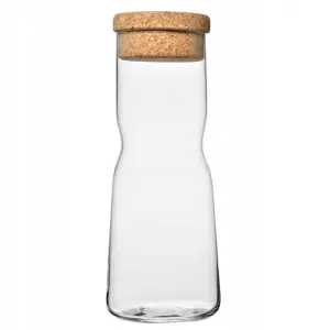 Karafka Krosno Splendour 1000 ml szklana z naturalnym korkiem