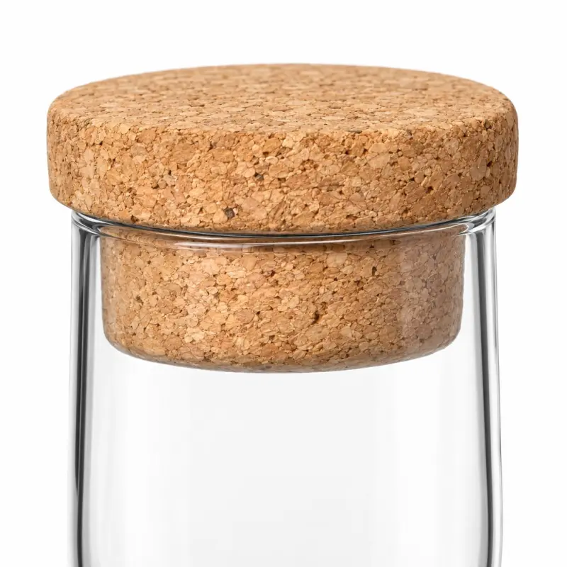 Karafka Krosno Splendour 1000 ml szklana z naturalnym korkiem