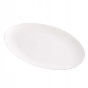 Półmisek porcelanowy owalny kremowy CREAM 25 cm do przekąsek