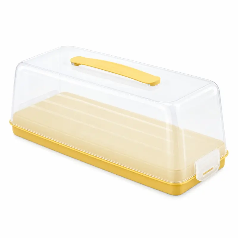 Pojemnik na ciasto Curver Chef&Home żółty 35,5 × 15 × 14,2 cm
