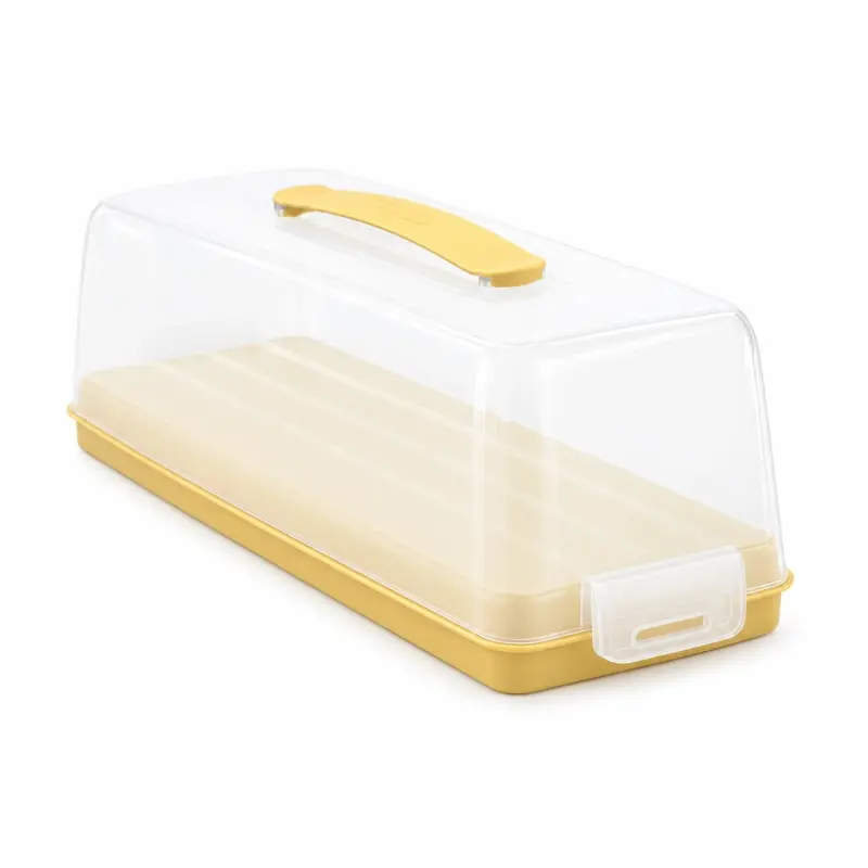 Pojemnik na ciasto Curver Chef&Home żółty 35,5 × 15 × 14,2 cm