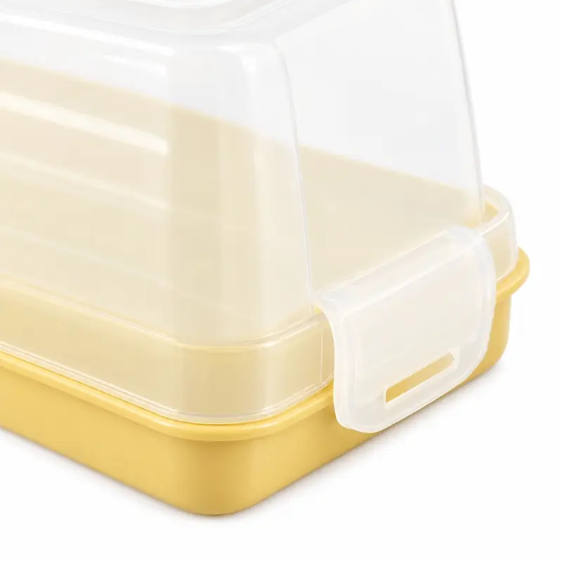 Pojemnik na ciasto Curver Chef&Home żółty 35,5 × 15 × 14,2 cm