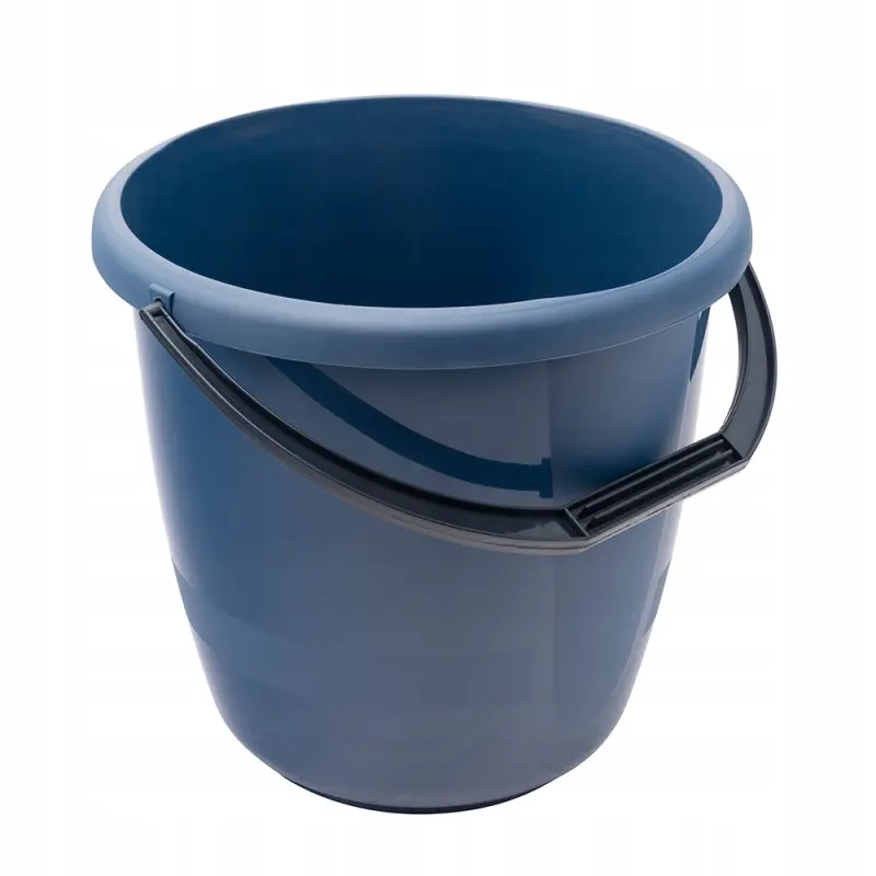 Wiadro plastikowe z uchwytem uniwersalne wiaderko Artgos Delta 15 l granat