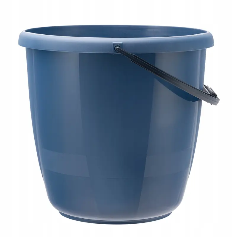 Wiadro plastikowe z uchwytem uniwersalne wiaderko Artgos Delta 15 l granat
