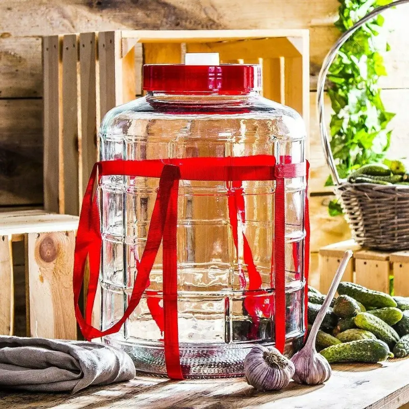 Słój Festa Italia szklany hermetyczny 13 l do fermentacji