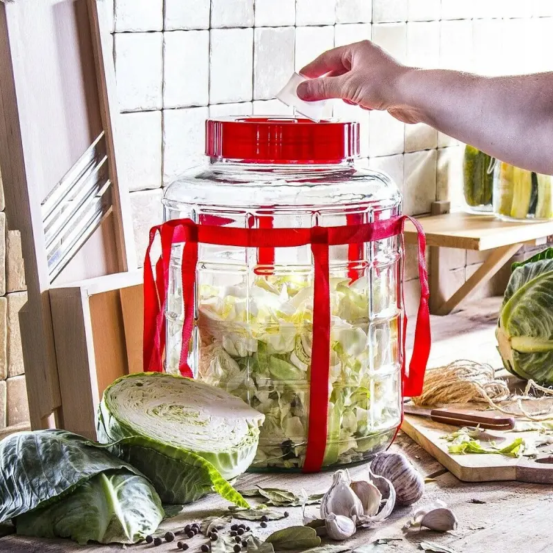 Słój szklany Festa Italia hermetyczny do fermentacji 15 l