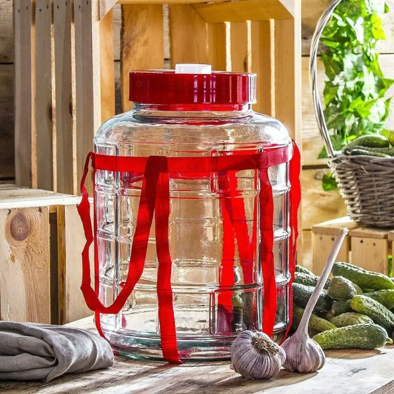 Słój szklany Festa Italia hermetyczny do fermentacji 15 l