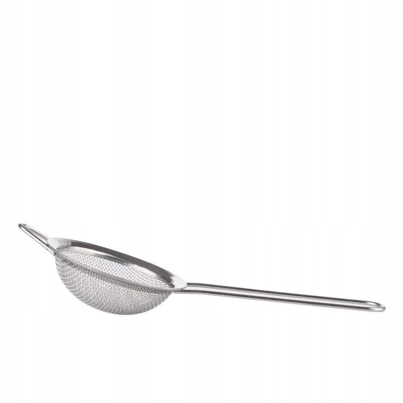 3X SITKO KUCHENNE STALOWE Z UCHWYTEM DO PRZECEDZANIA PRZESIEWANIA 8,10,12CM