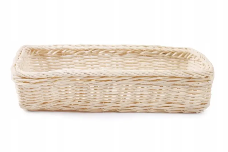 Kosz uniwersalny rattan beżowy