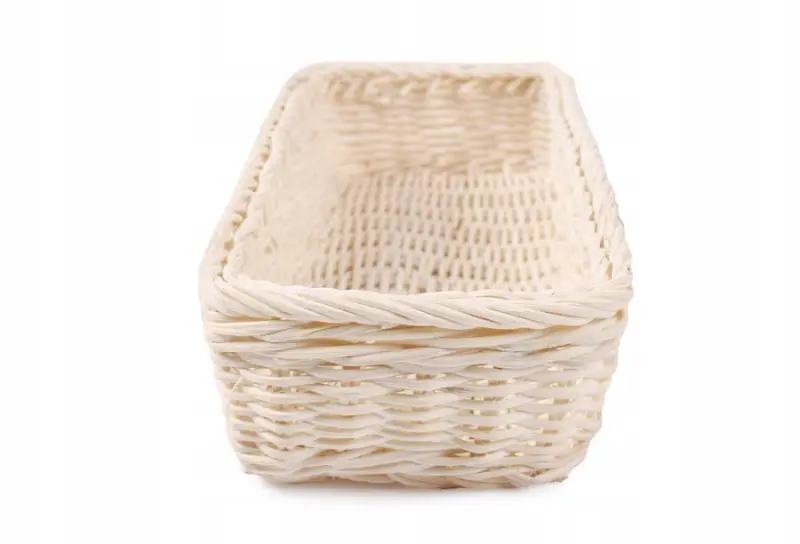 Kosz uniwersalny rattan beżowy