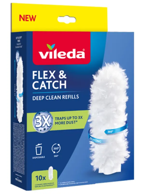 Wkłady do miotełki do kurzu Vileda Flex & Catch 10 szt