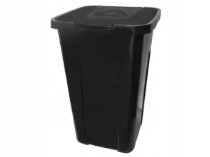 Kosz na śmieci plastikowy Artgos 50 l czarny
