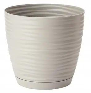 Doniczka tworzywo sztuczne szary Form-Plastic 23 cm x 23 x 21 cm