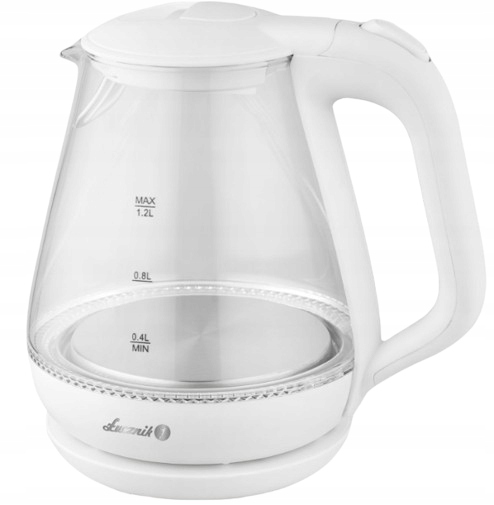 Czajnik elektryczny Łucznik Compact Glass WK-2502 1,2l 1630W Biały