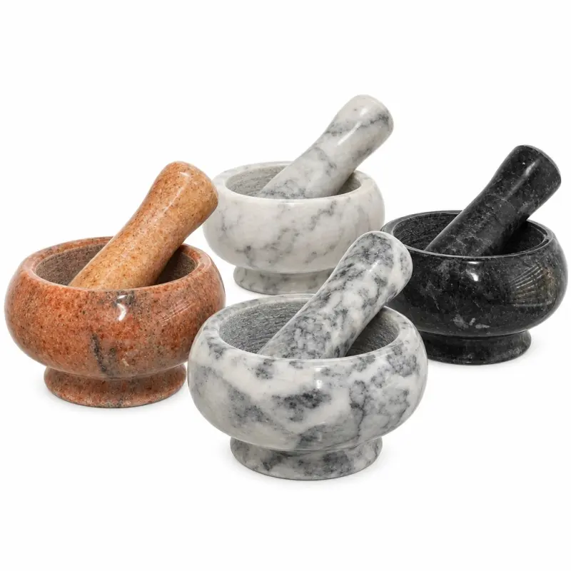 Moździerz kuchenny KitchenCraft z kamienia naturalnego z tłuczkiem