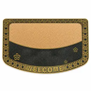 Wycieraczka Domik Kamelia PVC z napisem WELCOME
