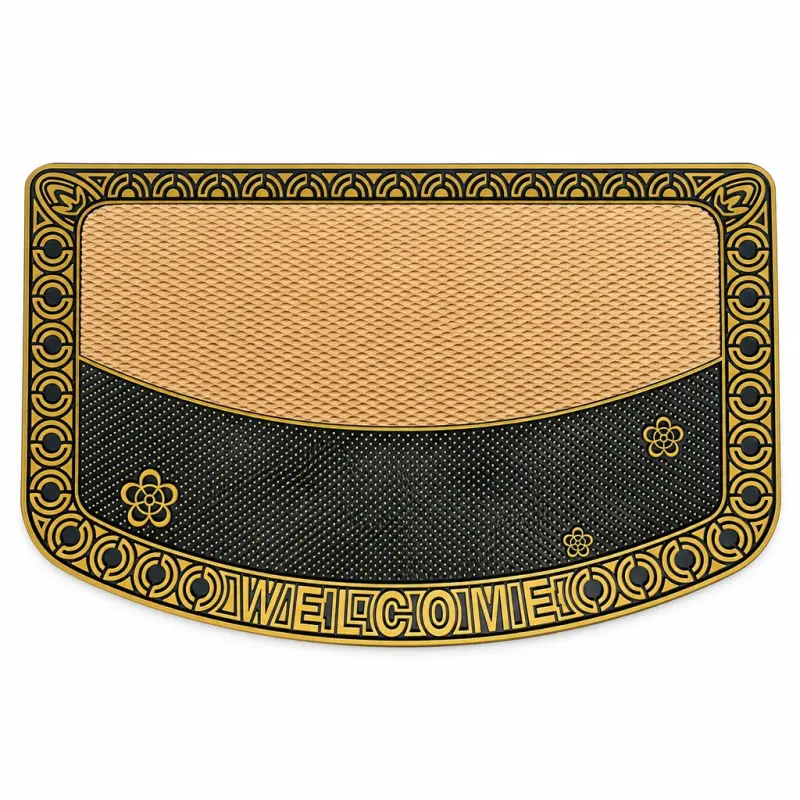 Wycieraczka Domik Kamelia PVC z napisem WELCOME