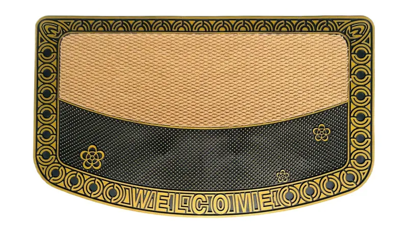 Wycieraczka Domik Kamelia PVC z napisem WELCOME