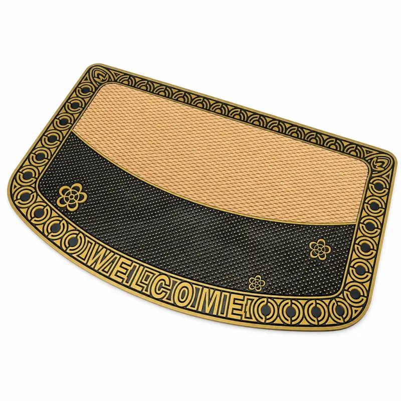 Wycieraczka Domik Kamelia PVC z napisem WELCOME