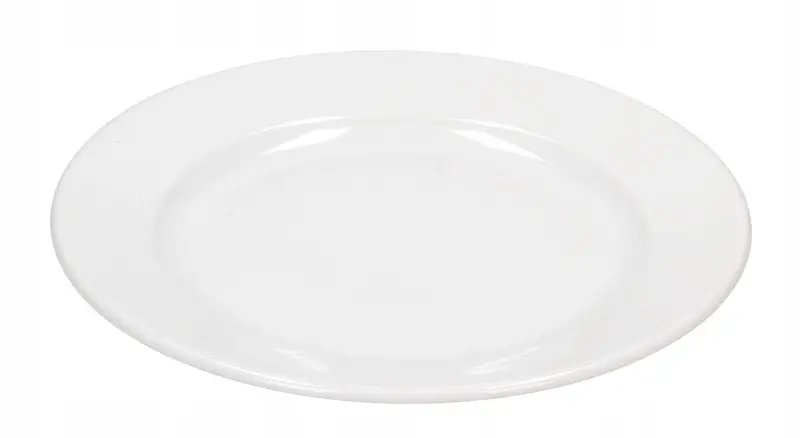 Talerz deserowy 21 cm biały porcelana Kaszub Hel LUBIANA