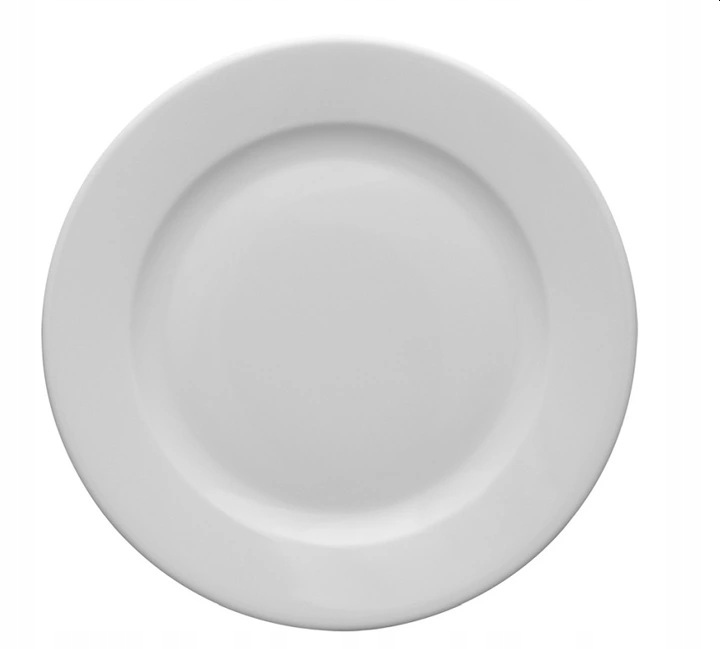 Talerz deserowy 21 cm biały porcelana Kaszub Hel LUBIANA