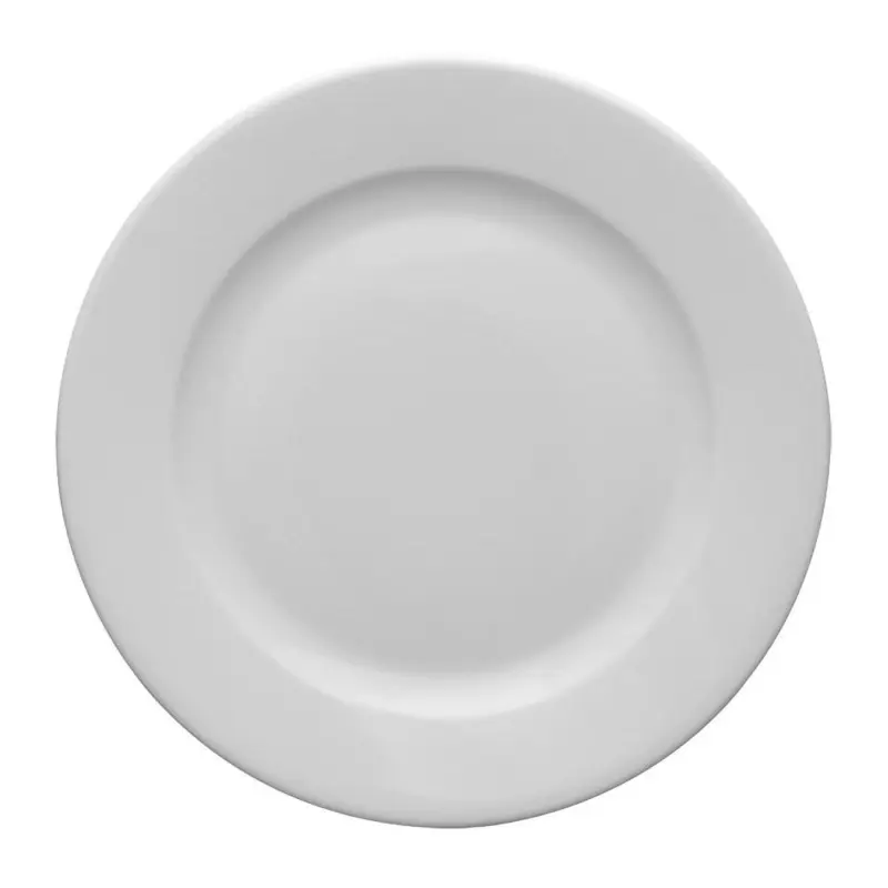 LUBIANA KASZUB/HEL Talerz obiadowy płytki 1 szt porcelanowy 26,5 cm biały