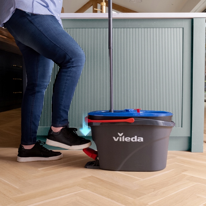 Mop obrotowy Vileda H2prO wiadro z systemem czystej wody