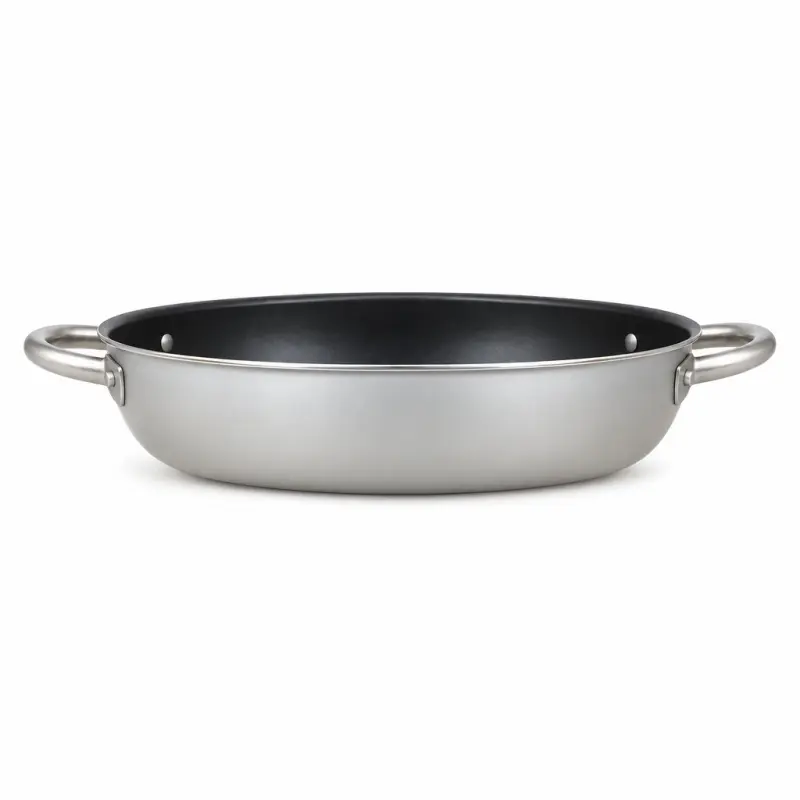 Patelnia głęboka ILLA Party Line 32 cm z 2 uchwytami