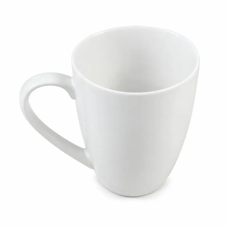 Kubek porcelanowy biały 330 ml z uchem S886