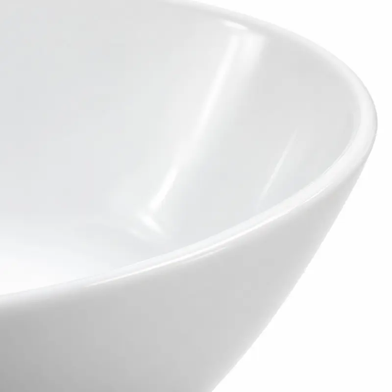 Salaterka Prima Deco Opal Classic 16 cm biała ze szkła opalowego