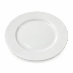 Talerz deserowy porcelanowy 15 cm biały S876