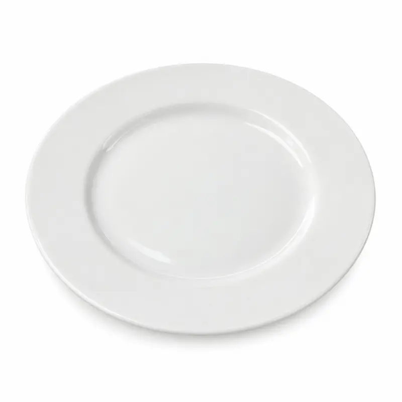 Talerz deserowy porcelanowy 15 cm biały S876