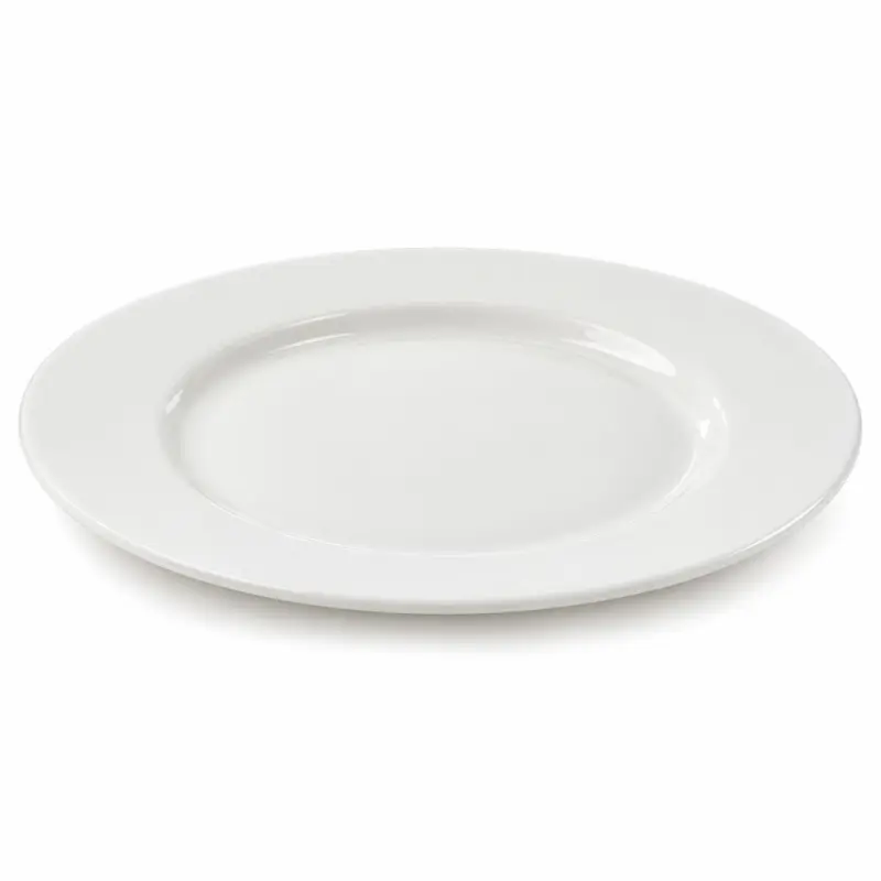 Talerz deserowy porcelanowy 15 cm biały S876