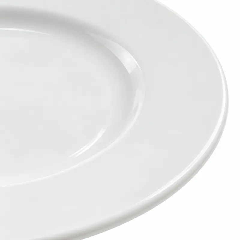 Talerz deserowy porcelanowy 15 cm biały S876