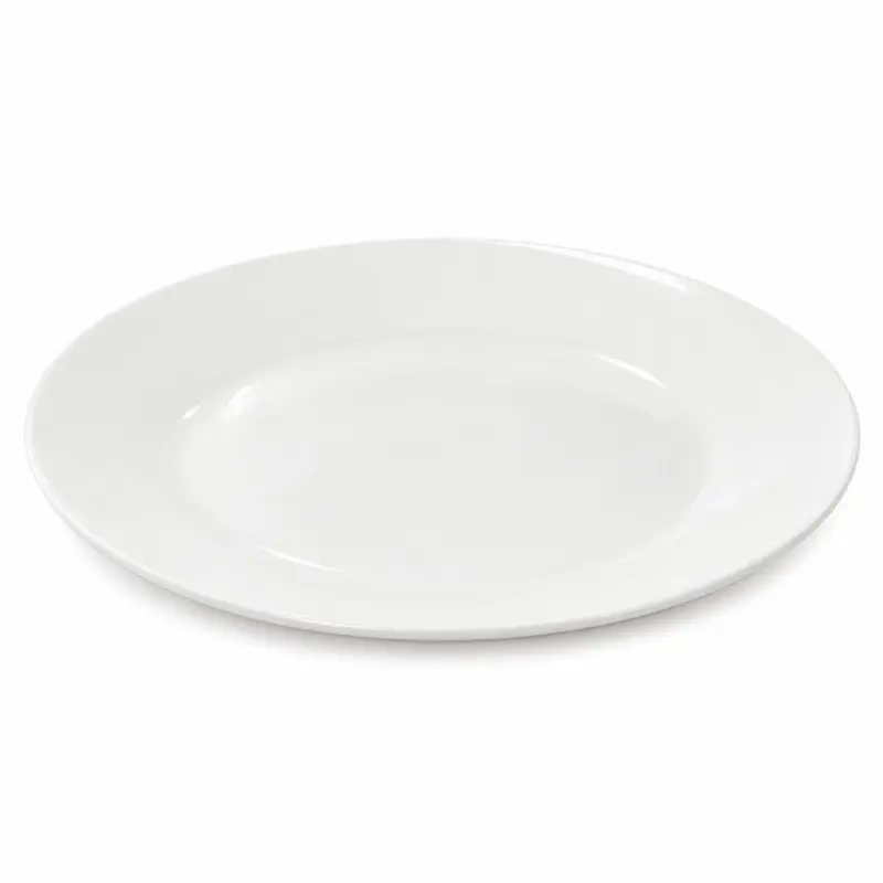 Talerz obiadowy porcelanowy 26 cm biały okrągły S879