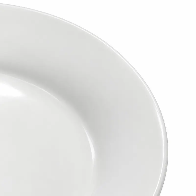 Talerz obiadowy porcelanowy 26 cm biały okrągły S879