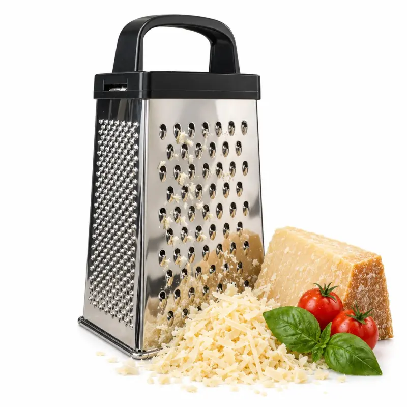 Tarka czterostronna Kitchen Mate 15 cm z czarnym uchwytem