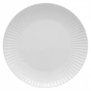 Talerz płytki 20,5 cm biały porcelana Daisy LUBIANA