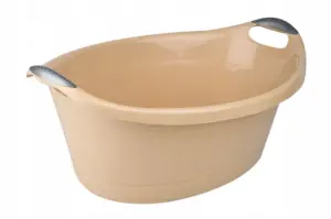 Artgos - Miska Owalna - Wanienka Na Pranie - Beżowa - 62 Cm - 25 L