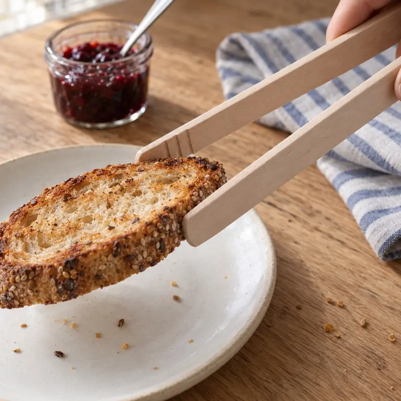 Szczypce kuchenne do serwowania pieczywa i przekąsek 1 szt.